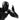 Finesse Decor Runner Man 20" Wall Sculpture Black