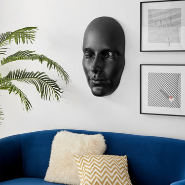Finesse Decor Sumerian Feminine Face Matte Black