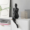 Finesse Decor Antoinette Doll Sculpture Matte Black