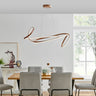 Finesse Decor Moscow LED Chandelier Light Wood