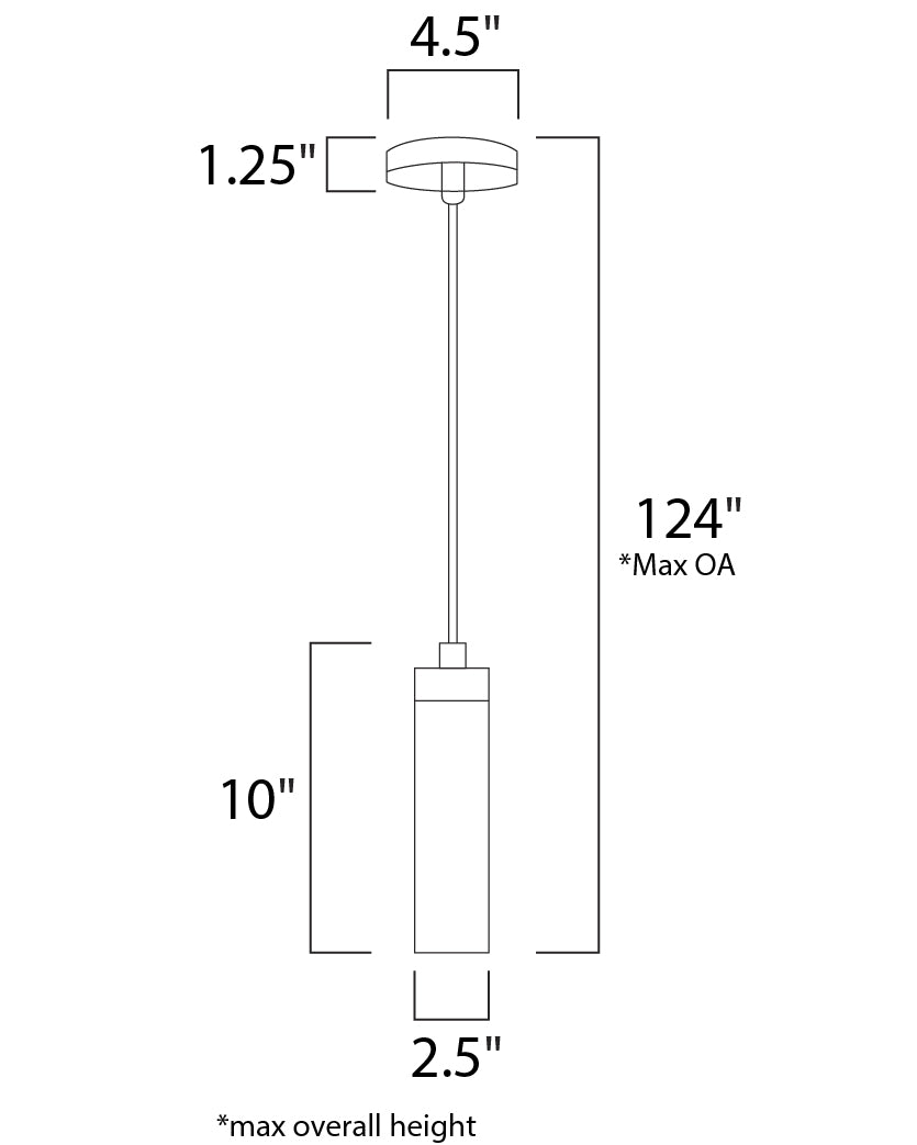 Maxim Cilandro Mini Pendant