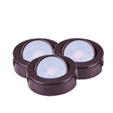 Maxim Lighting CounterMax MX-LD-AC LED Puck 2700K (3/PK) Anodized Bronze