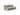 Beige upholstered sofa bed with cubed frame and queen mattress