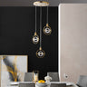 Finesse Decor Hollywood Circle 3 Light Pendant Gold