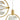 Finesse Decor Hollywood Cube 3 Light Pendant Gold