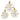Finesse Decor Hollywood Cube 3 Light Pendant - Gold