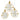Finesse Decor Hollywood Cube 3 Light Pendant Gold