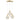 Finesse Decor Hollywood Cube 3 Light Pendant - Gold
