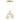 Finesse Decor Hollywood Cube 3 Light Pendant Gold
