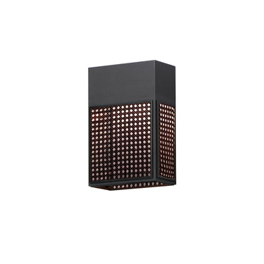 Maxim Lighting Lattice 12" LED Outdoor Sconce Dark Sky Black