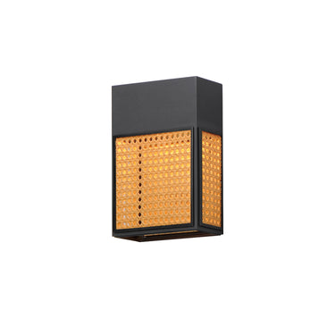 Maxim Lighting Lattice 12" LED Outdoor Sconce Dark Sky Black
