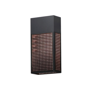 Maxim Lighting Lattice 16" LED Outdoor Sconce Dark Sky Black