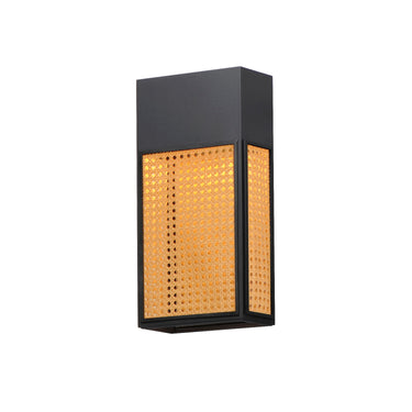 Maxim Lighting Lattice 16" LED Outdoor Sconce Dark Sky Black