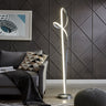 Finesse Decor Budapest Dimmable LED 63" Tall Floor Lamp Silver