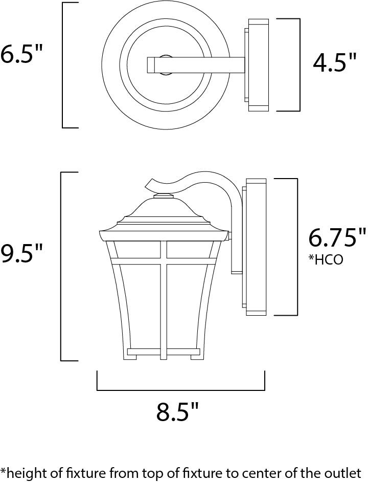 Maxim Balboa DC LED Mini Outdoor Wall
