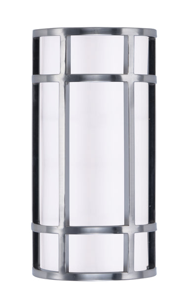 Maxim Lighting Moon Ray 12" LED Outdoor Wall Sconce Satin Nickel