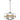 Finesse Decor Opia Vintage 8 Light Chandelier - Gold and Black