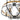 Finesse Decor Opia Vintage 8 Light Chandelier - Gold and Black