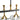 Finesse Decor Sonder Rectangular Gold and Black Chandelier