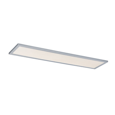 Maxim Lighting Sky 1' x 4' LED FlushMount 5CCT Brushed Aluminum