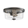 Maxim Lighting Fuller 2-Light Flush Mount Black