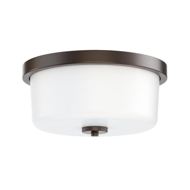 Maxim Lighting Fuller 2-Light Flush Mount Oil Rubbed Bronze