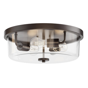 Maxim Lighting Fuller 3-Light Flush Mount Oil Rubbed Bronze