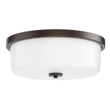 Maxim Lighting Fuller 3-Light Flush Mount Oil Rubbed Bronze