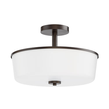 Maxim Lighting Fuller 3-Light Semi Flush/Pendant Convertible Oil Rubbed Bronze