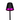 Finesse Decor Beam Column Rechargeable Table Lamp - Black