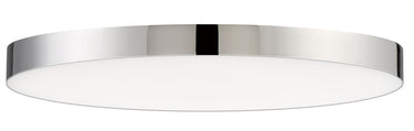 Maxim Lighting Trim 11" RD LED Flush Mount 3000K Polished Chrome
