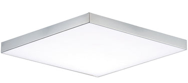 Maxim Lighting Trim 10.5" SQ LED Flush Mount 3000K Polished Chrome