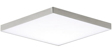 Maxim Lighting Trim 10.5" SQ LED Flush Mount 3000K Satin Nickel