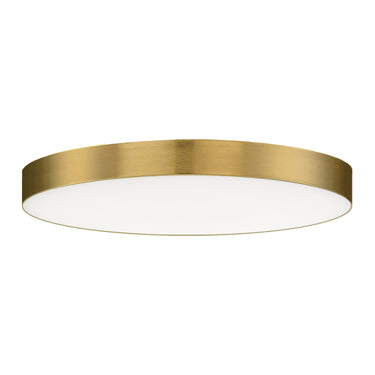 Maxim Lighting Trim 16" RD LED Flush Mount 3000K Satin Brass