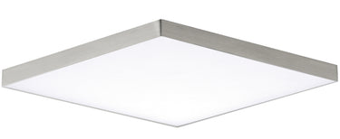 Maxim Lighting Trim 15.5" SQ LED Flush Mount 3000K Satin Nickel