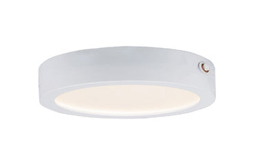 Maxim Lighting Wafer 7" RD LED Surface Mount 3000K EM Backup White