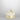 Lucid 200 table lamp with satin brass base and honed alabaster dome