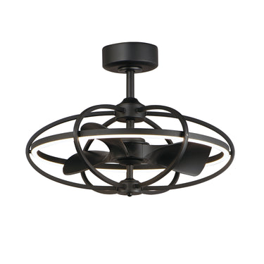 Maxim Lighting Corona WiFi-enabled LED Fandelight Black