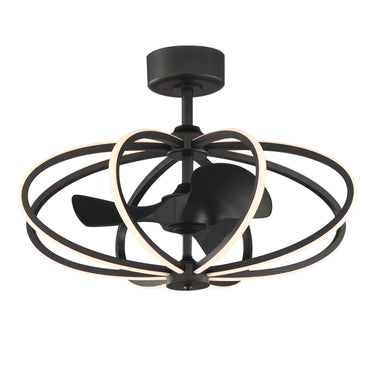Maxim Lighting Solstice 8-Light WiFi-enabled LED Fandelight Black