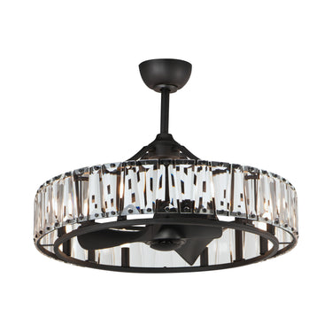 Maxim Lighting Odeon 8-Light WiFi-enabled LED Fandelight Black
