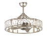 Maxim Lighting Odeon 8-Light WiFi-enabled LED Fandelight Golden Silver