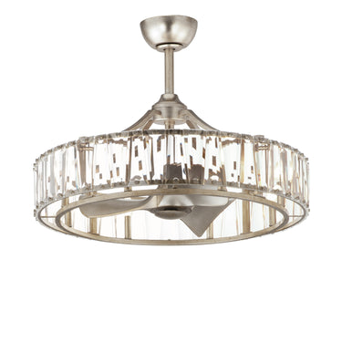Maxim Lighting Odeon 8-Light WiFi-enabled LED Fandelight Golden Silver