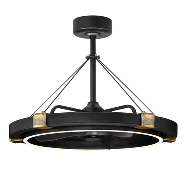 Maxim Lighting Jewel Wifi-Enabled LED Fandelight Black/Gold