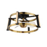 Maxim Lighting Darling 24" Wifi-Enabled LED Fandelight Black/Natural Aged Brass