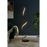 Finesse Decor Modern Spiral LED 61" Floor Lamp Black