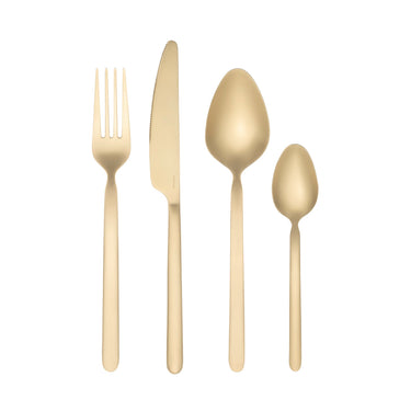 Stella Flatware Set 16 Piece Pvd Coated Stainless Steel Blomus 64455