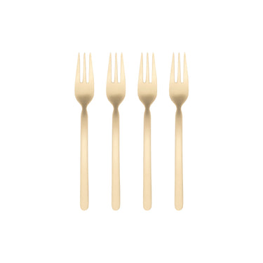Stella Cake Forks Set Of 4 Pvd Coated Stainless Steel Blomus 64477