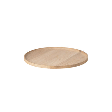 Oku Oak Round Tray Natural Blomus 64548