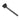 Black dish brush, product photo | ARJA dish brush by blomus