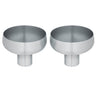 Koyoi Coupe Pedestal Stem Stainless Steel Set Of 2 Blomus 64704